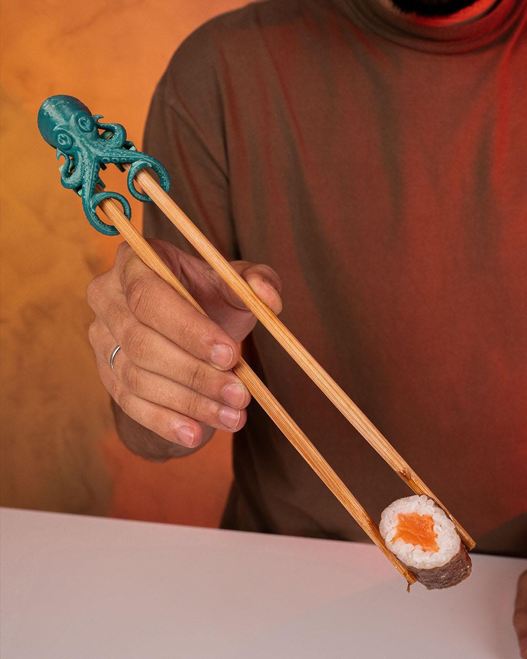 3-D Printed Chopstick Holder - Choose From 8 Fun and Elegant