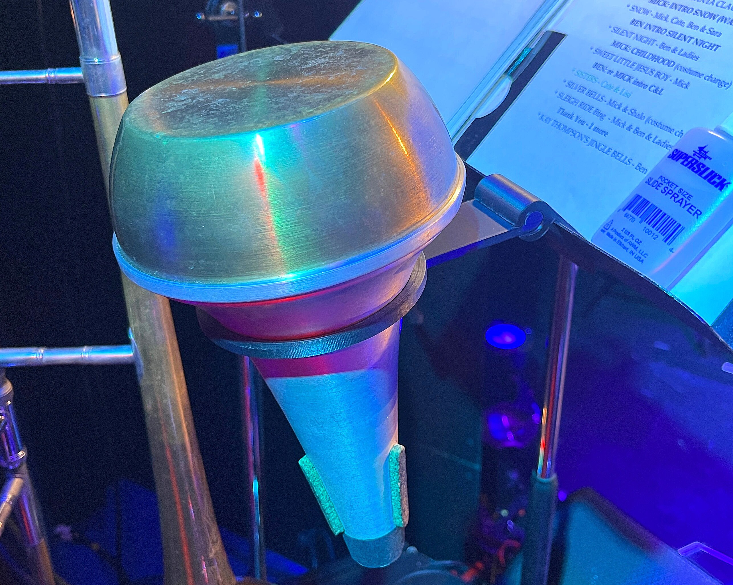 Trumpet/trombone Mute Holder for Manhasset Type Music Stands Etsy