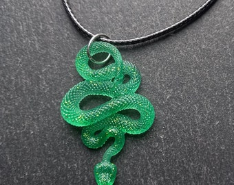 resin snake necklace