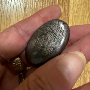 Star Ruby purple SPECIAL from India rare purple abundance wealth happiness love polished palm stone palmstone