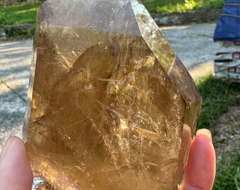575g Clarity BG3 Citrine Cathedral Very Special find from Piaui Adaptogenic Large big huge natural citrine clear nAtural citrine