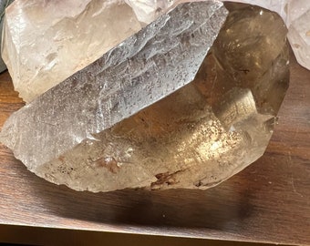 HQ 6”2# Clear Natural BG3 Citrine Clarity big huge rare crystal self standing Minas Gerais Brazil large huge rare crystal