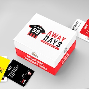 JEU À BOIRE DE FOOTBALL, Away Days, le jeu à boire de football - EVG, apéritifs, jeux de société, jeux de cartes de sport à boire enterrement de vie de jeune fille