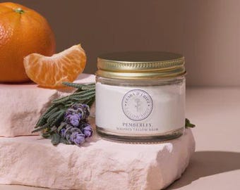 Pemberley Lavender and Sweet Orange Whipped Tallow Balm by Clara and Fritz