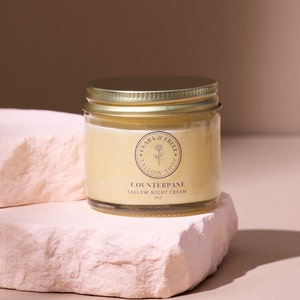 Counterpane Tallow Night Cream from Clara and Fritz 2oz