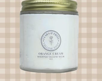 Orange Cream Whipped Tallow Balm by Clara and Fritz