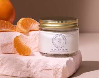 Orange Cream Whipped Tallow Balm by Clara and Fritz
