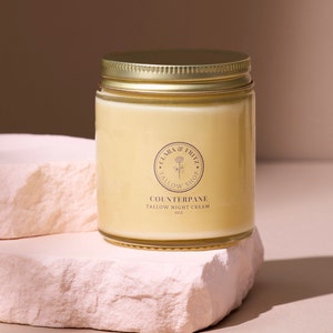Counterpane Tallow Night Cream from Clara and Fritz 4oz