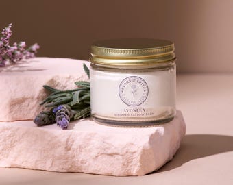 Avonlea Chamomile and Lavender Whipped Tallow Balm by Clara and Fritz