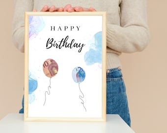 DIY Birthday Gift - Money Gift - Birthday Gift - Last Minute Gift