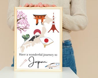 Money gift Japan 日本 travel Tokio | travel fund Japan | Asia farewell gift | vacation fund Japan to print yourself | PDF to print | Idea