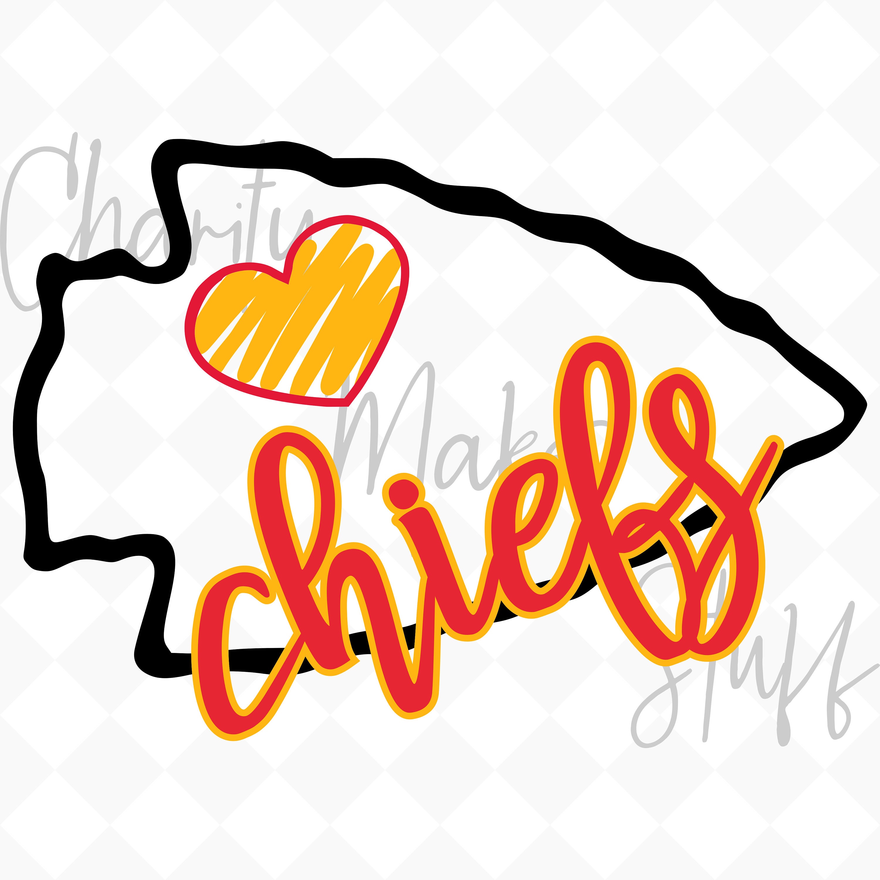 Kansas City Chiefs Logo Shirt Design SVG File for Cricut Maker and  Silhouette Cameo Digital Download