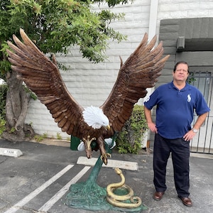 Heroic Eagle with Snake