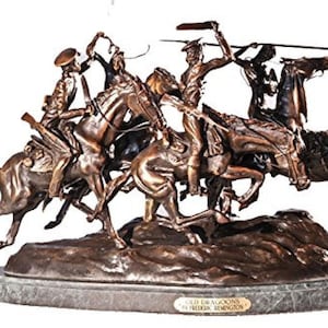 Frederic Remington “Old Dragoons” Bronze Sculpture - Regular & Large Size