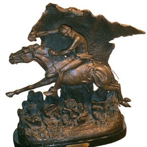 Frederic Remington “Horsethief” Bronze Sculpture - Mini to Jumbo Size