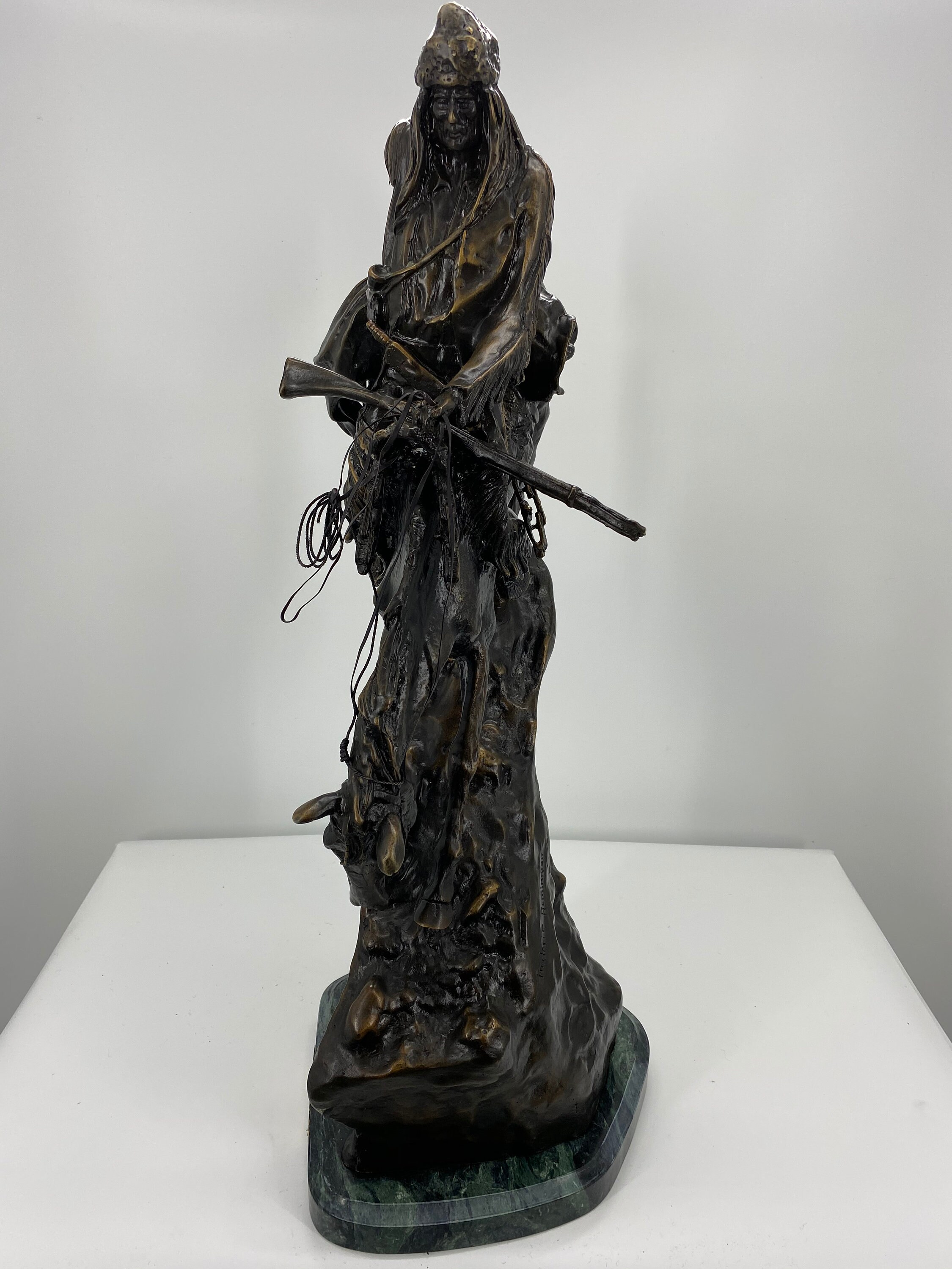 Frederic Remington “Mountain Man” Bronze Sculpture - Baby to Jumbo