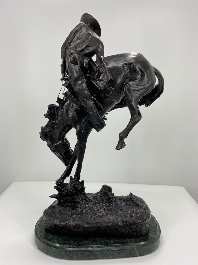 Frederic Remington outlaw Bronze Sculpture Baby to Jumbo Size Etsy
