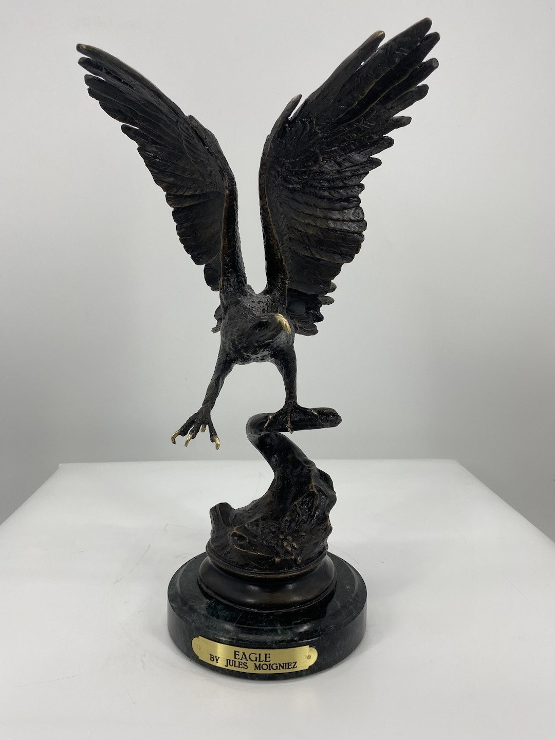 Jules Moigniez eagle Bronze Sculpture Small to Monumental Size Etsy