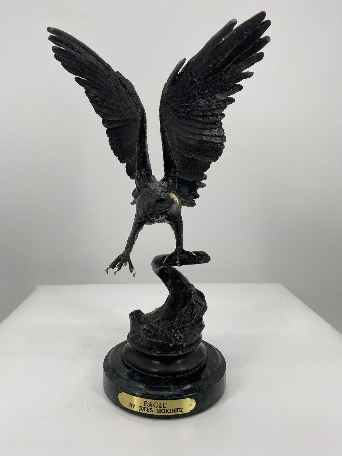 Jules Moigniez "Eagle" Bronze Sculpture - Small To Monumental Size