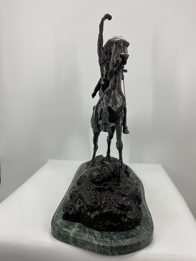 Frederic Remington scalp Bronze Sculpture Baby to Regular Etsy