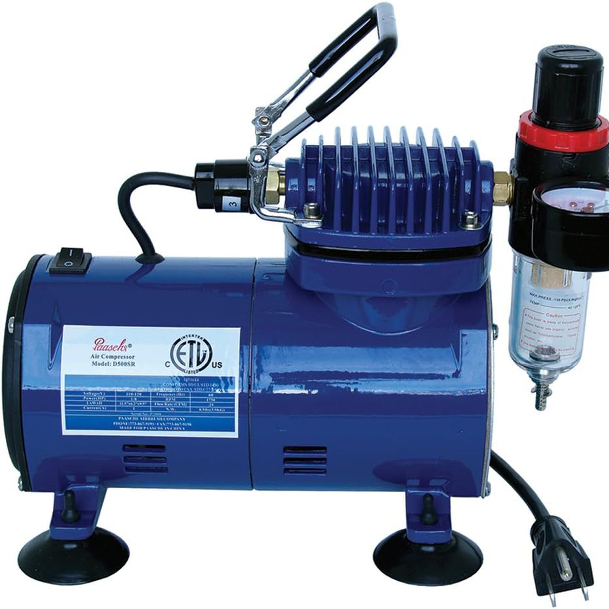 Airbrushing Complete Set, Compressor W/ Regulator and Moisture Trap