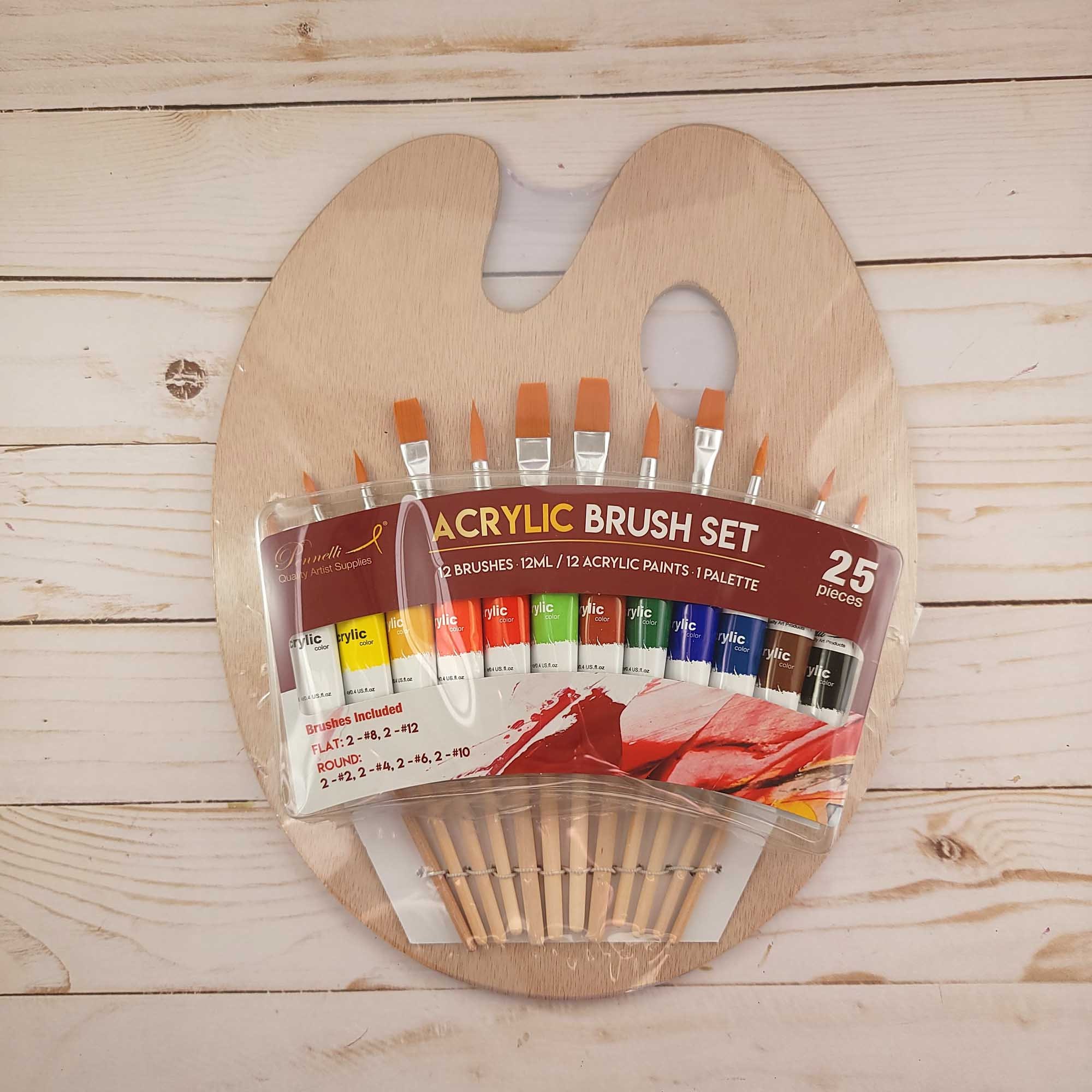 Acrylic Paint Set for Artists, Adults, Beginners & Kids. Pennelli