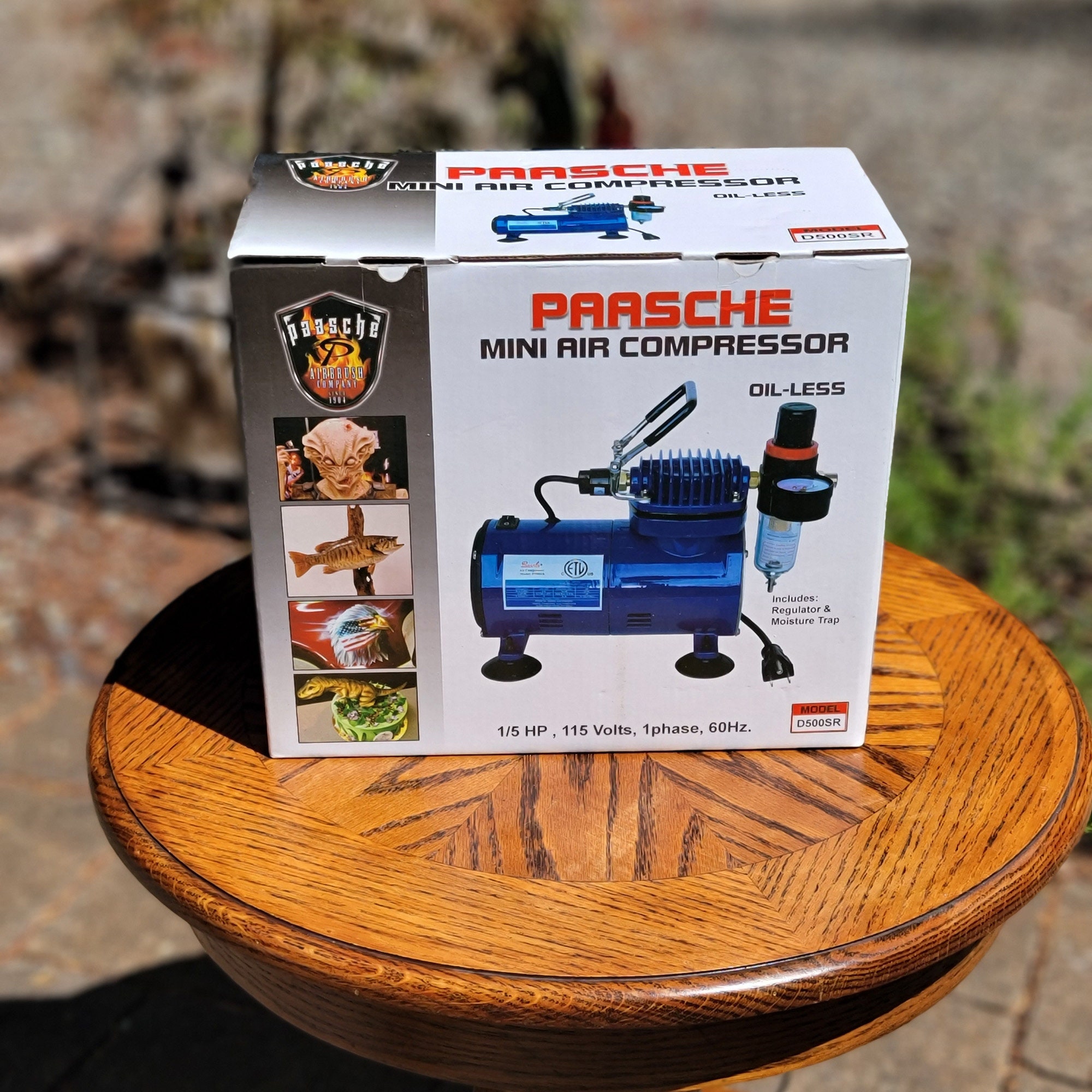 Airbrushing Complete Set, Compressor W/ Regulator and Moisture Trap