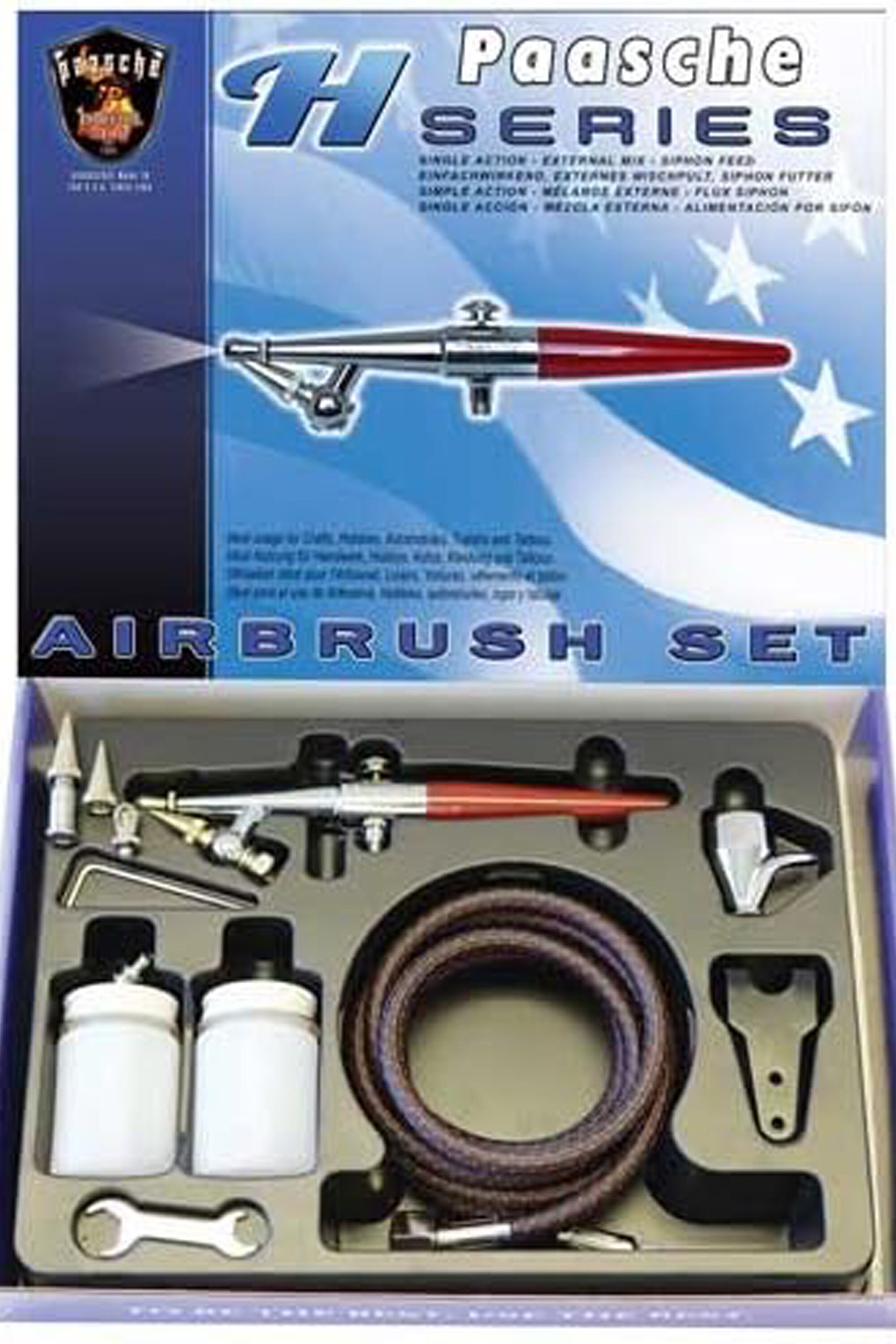 Airbrushing Complete Set, Compressor W/ Regulator and Moisture Trap