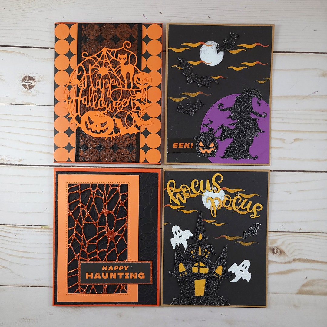 Halloween Card Kit Craft for Kids Handmade Card Kit Etsy