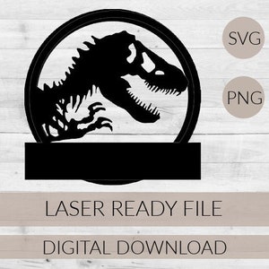 Trex/digital download/dinosaur file/trex cut file/name tag/door hanger/tyrannosaurus rex/svg file/laser file/ teacher gift