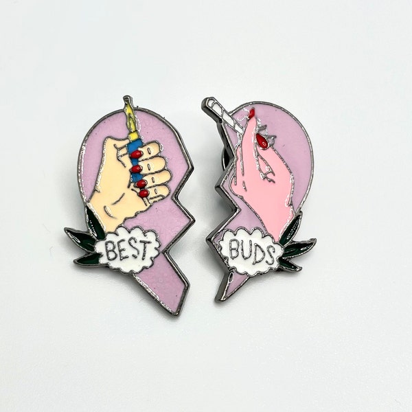 Weed Enamel Pin Etsy