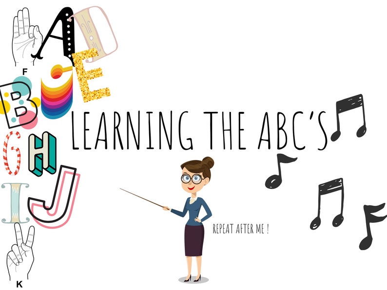 Learning the Abcs Visual Aid Cards - Etsy