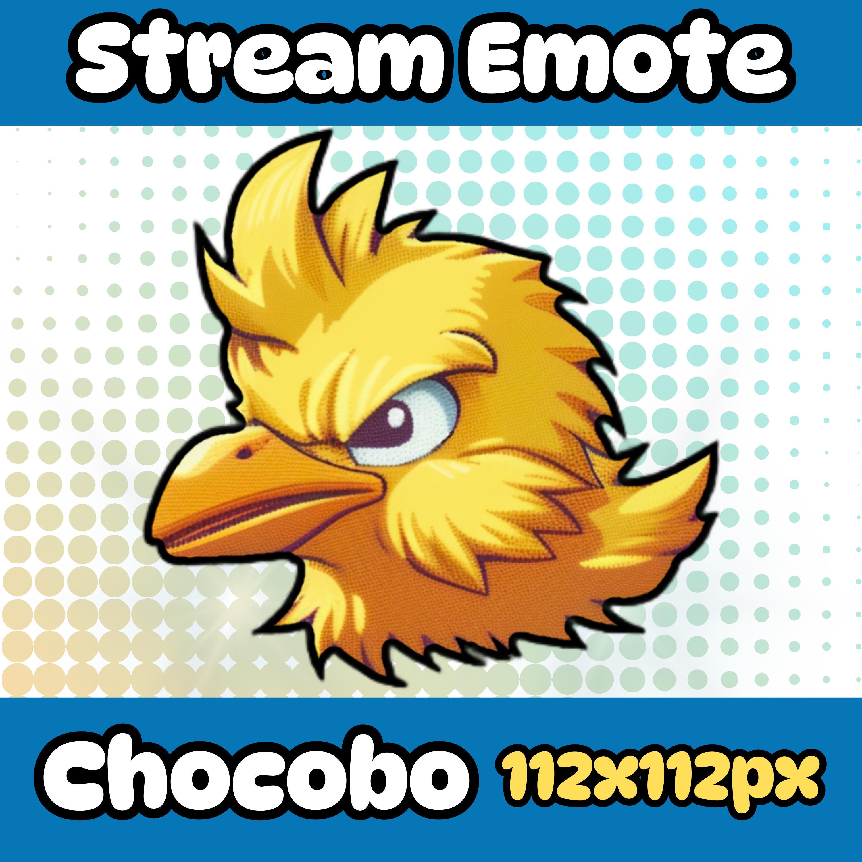 Chocobo Twitch Emote: Pixel Art Final Fantasy Streamer Emote - Etsy