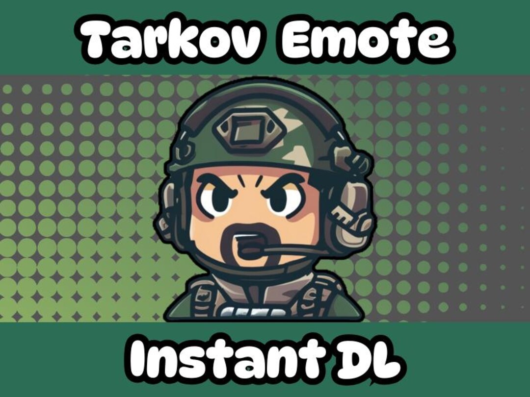 Escape From Tarkov Twitch Emote: Pixel Art Stream Overlay (PNG
