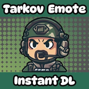Escape From Tarkov Twitch Stream Emote – 112x112 PNG – Escape From Tarkov Emote for Streamers & VTubers