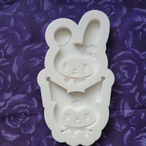 Resin Shaker Mold : kawaii mermaid shell wings resin silicone mould , resin  craft supplies