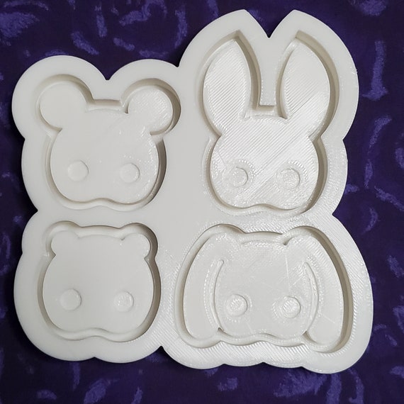 Small Animals Resin Shaker Mold 3D Printed 