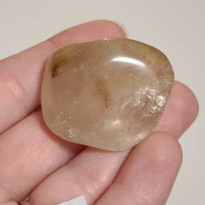 Rutilated Quartz Crystal, You Pick! Tumbled Stone, Natural Quartz with Rutile