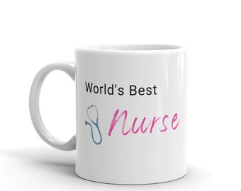 World's Best Nurse pink 11 oz