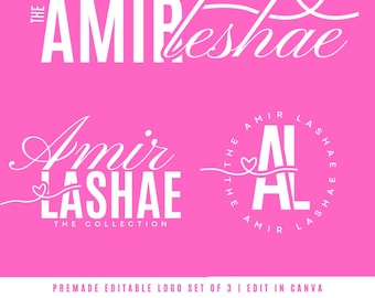 DIY Beauty logo, logo design template, Hair logo, Lash logo, Luxury logo design, Premade logo design, Premade logo template