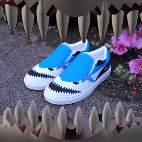 SHARK SHOES FREE Delivery Made From Real Shark Etsy