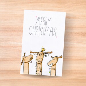 Carte de joyeux Noël