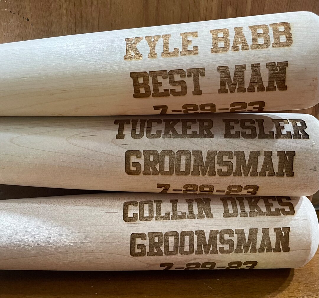 Engraved 32 Full Size Wooden Baseball Bat Personalized Etsy