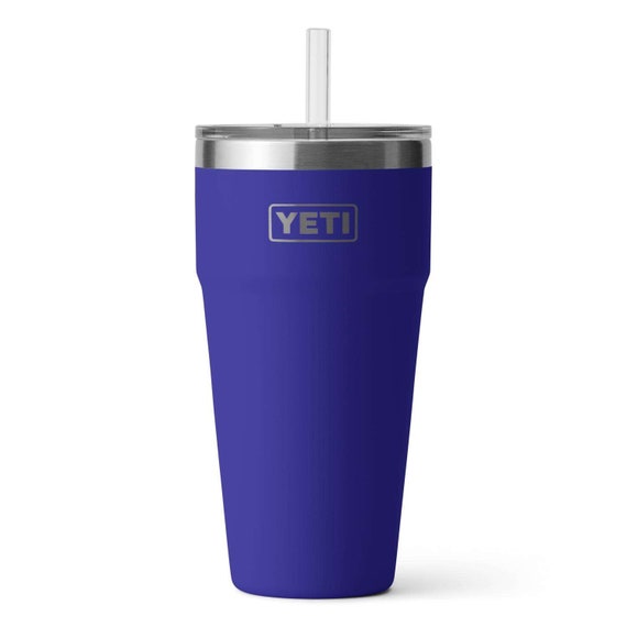 Engraved 26oz YETI Tumbler W/ Straw Personalized Logo Etsy