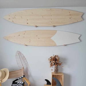 3- 6ft SURFBOARD art 36- 72&quot; wood surf board art wall wooden surf decor surf wedding surf gifts ideas californian home decor natural nursery