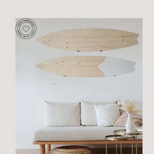 5ft wood surf board decor 60" wooden surfboard wall surf art surf wall ideas baby room surfer gifts beach wedding guestbook coastal nursery