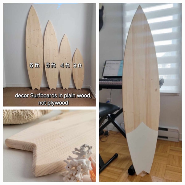 5ft bohemian SURF decor 60" wood SURFBOARD frame surf surfing wall art decor ideas baby room surfer gift coastal wedding guest book BULK Buy