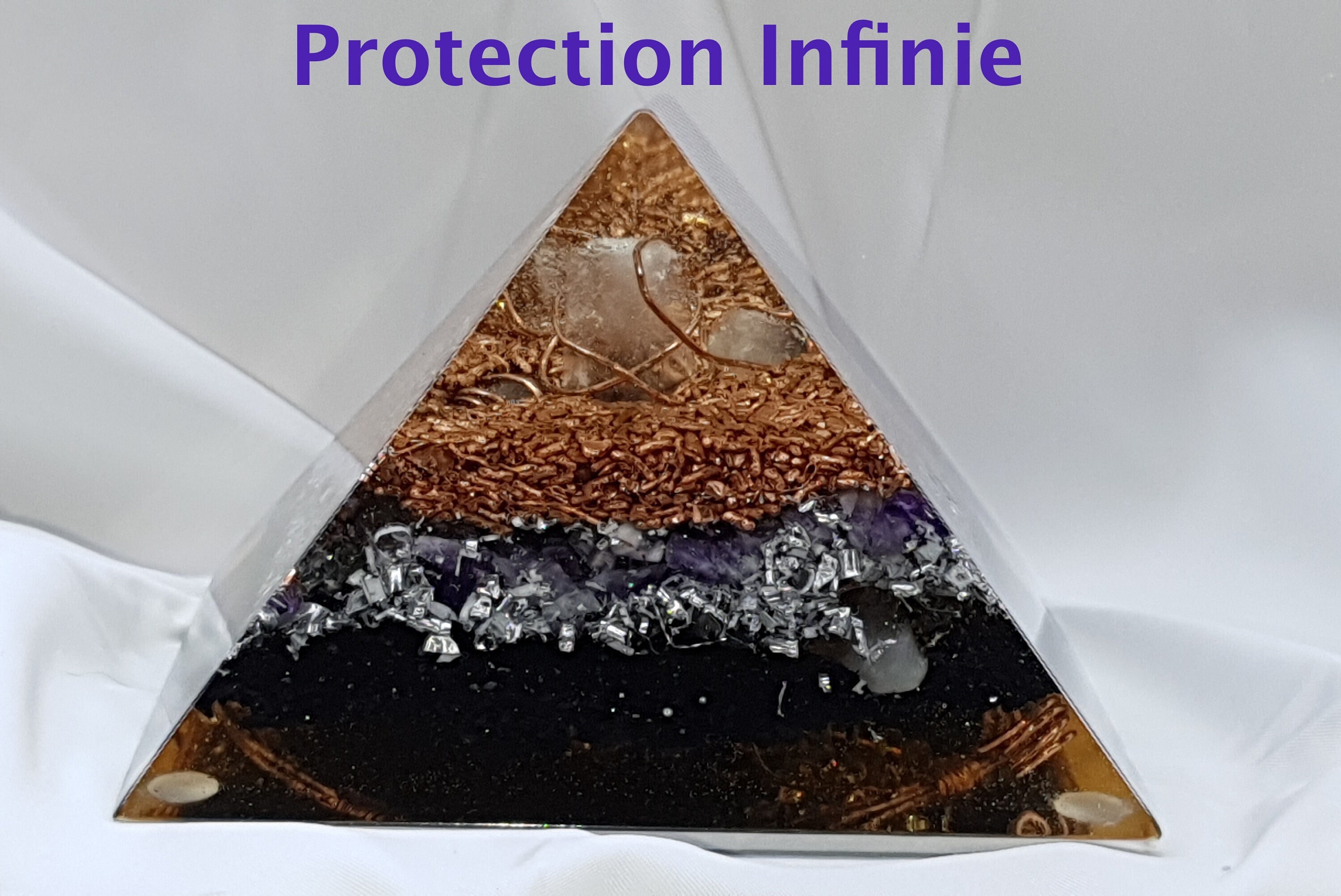 Orgonite Pyramide - Protection Infinie Énergie