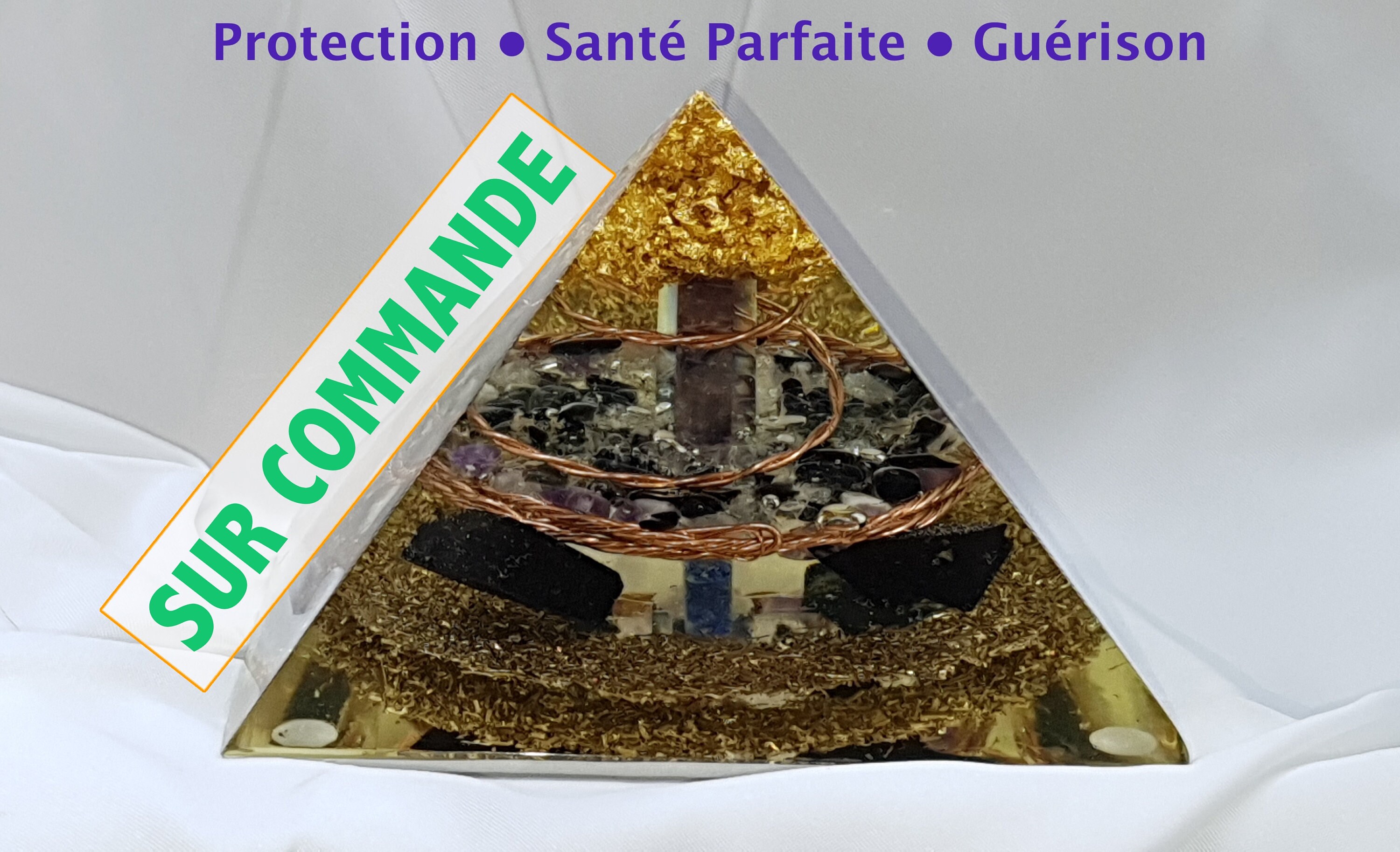 Orgonite Pyramide - Santé