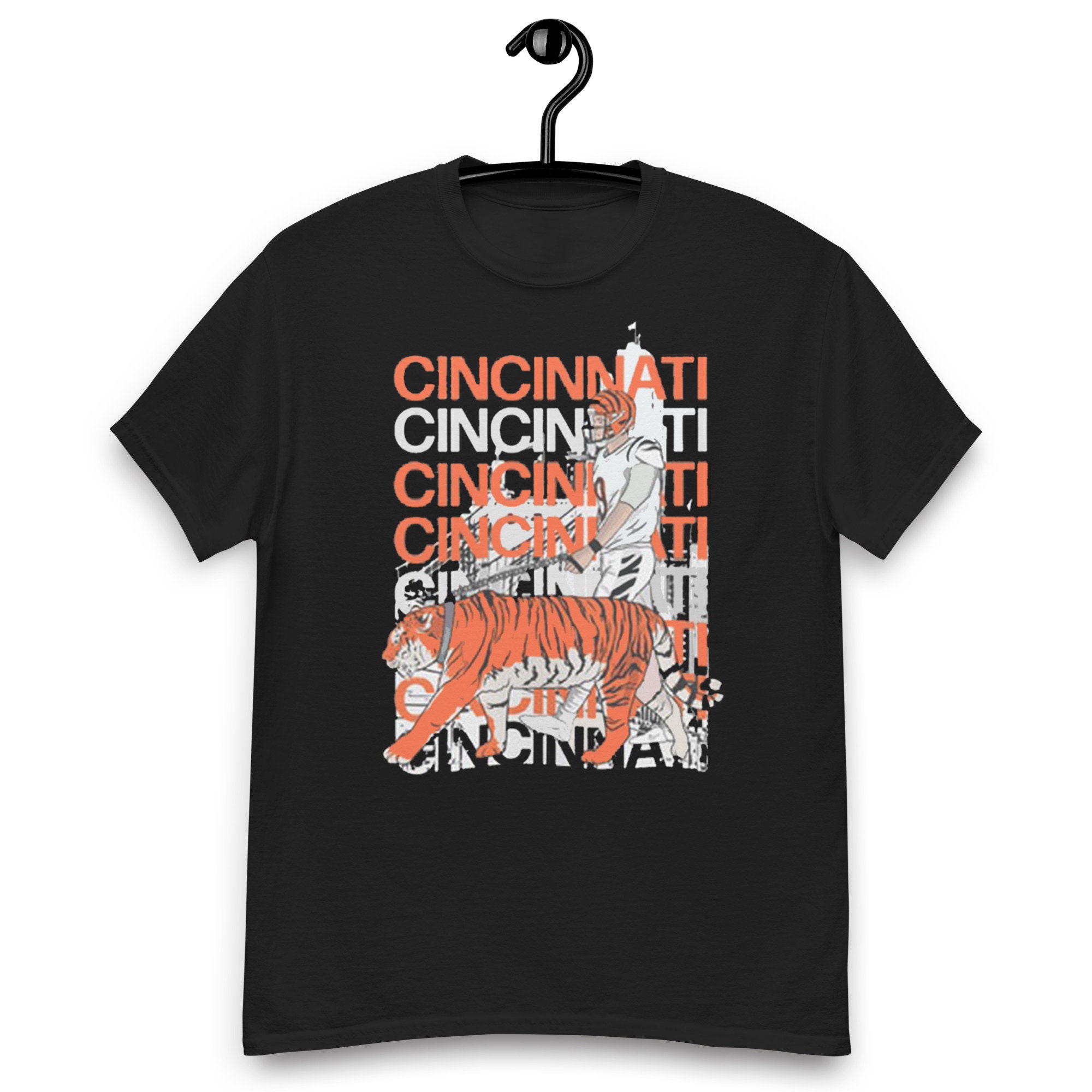 Joe Burrow Jeaux Burreaux Cajun Cincinnati Bengals T-Shirt